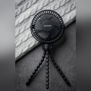 Gaiatop Mini Portable Stroller Fan, Battery Operated Small Clip On, Detachable 3